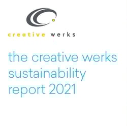 creative werks sustainability report cover page
