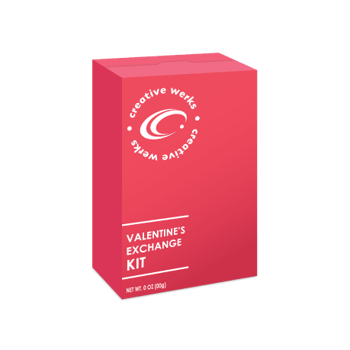 creative werks rendering of a red carton with white packaging design