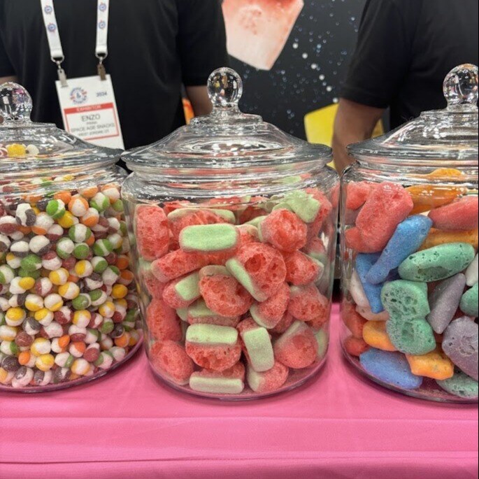 Freeze-dried candy at NCA Expo 2024
