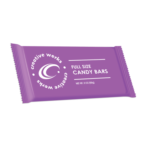 full sized candy bars in flow wrapped packaging full sized candy bars in flow wrapped packaging